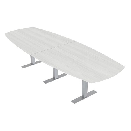 Skutchi Designs 45 in W, 120 in L, 29 in H, Engineered Wood Top, White HAR-ABOT-46X119-T-WHCYPRESS